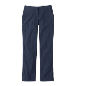 L.L. Bean Women's 8 Navy Trail Hiking Adjustable Waist Stretch Outdoor Pants